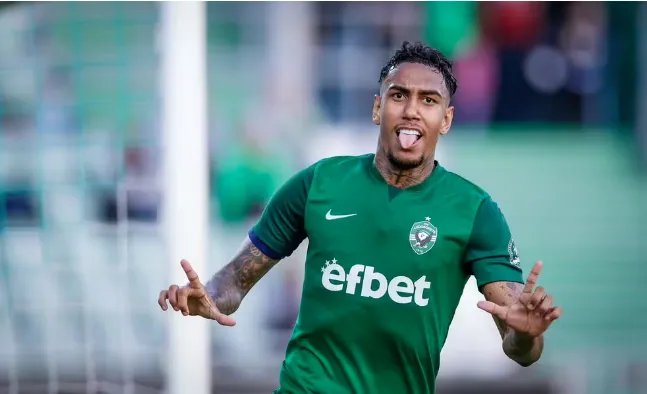 Rwan Cruz entrou no top 10 maiores artilheiros do Ludogorets