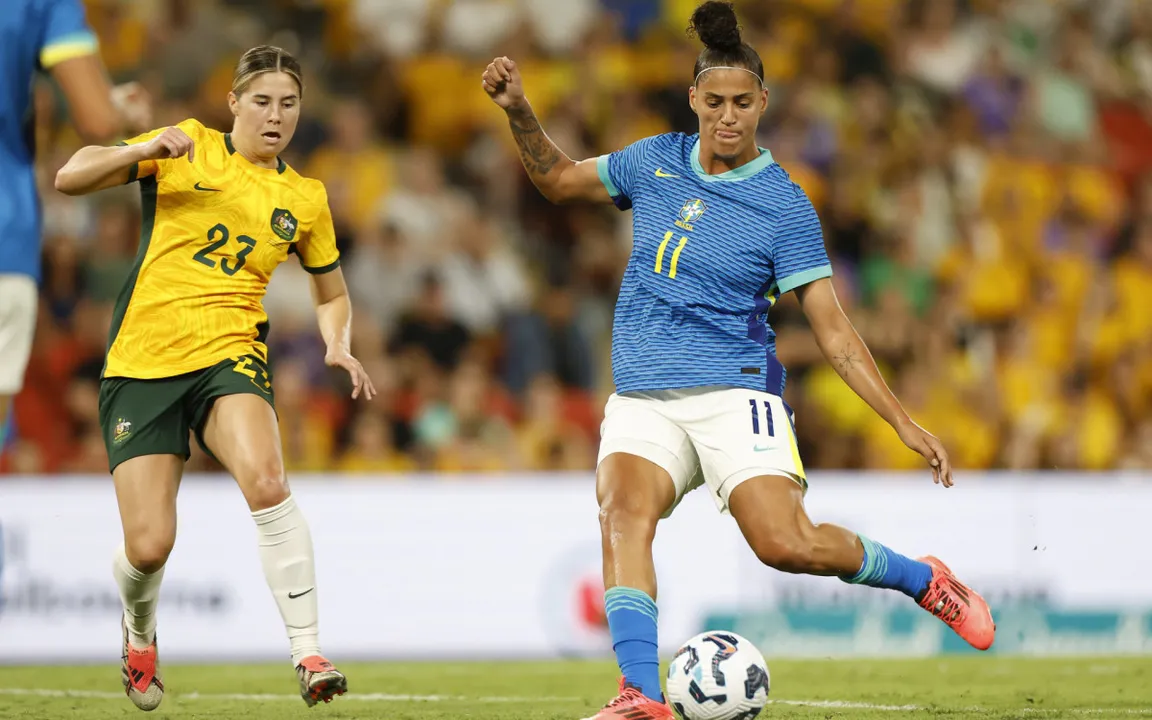 No próximo domingo a seleção brasileira volta a medir forças com as Matildas