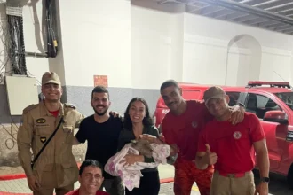 Bombeiros socorrem cachorro preso na ponte Rio-Niteroi