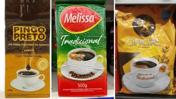 Marcas de 'café fake' apreendido