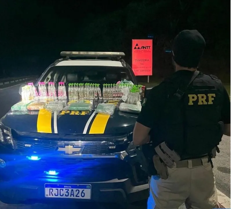 Apreensão feita pela PRF na BR 040