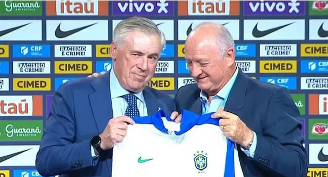 Carlo Ancelotti e Felipão