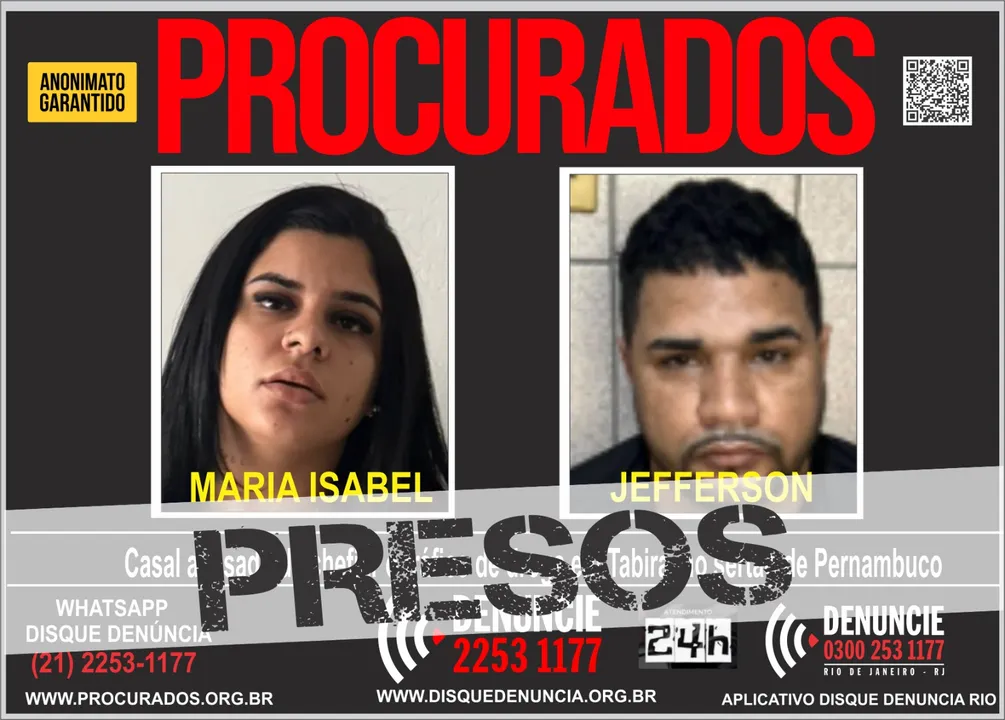 Eles era apontados como principais lideranças do tráfico de drogas no município de Tabira
