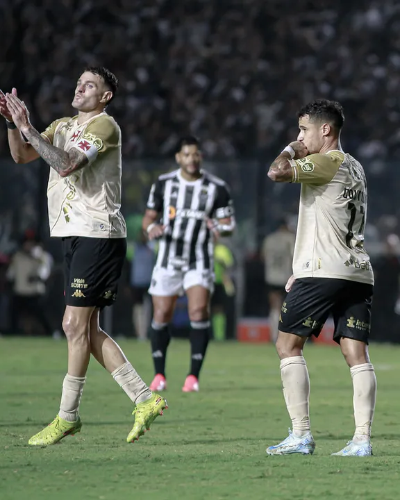 Vegetti e Coutinho deram a vitória ao Vasco em confronto contra o Atlético-MG