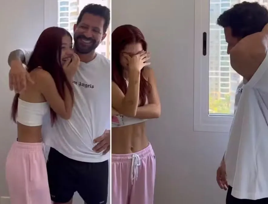 Dennis DJ presenteia sua filha, Tília, com um apartamento