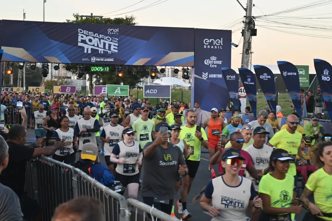 O Desafio da Ponte reuniu 5 mil corredores por um percurso de 21 Km