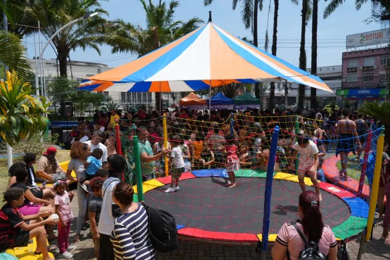 A Caravana de Arte e Lazer garantiu muitas brincadeiras