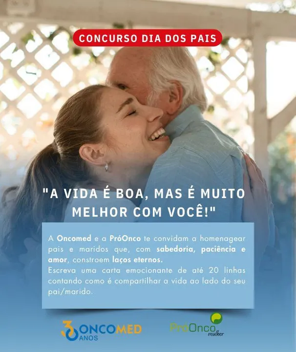 Pais ou maridos poderão ter suas histórias contadas em cartas enviadas até o próximo dia 1º de agosto