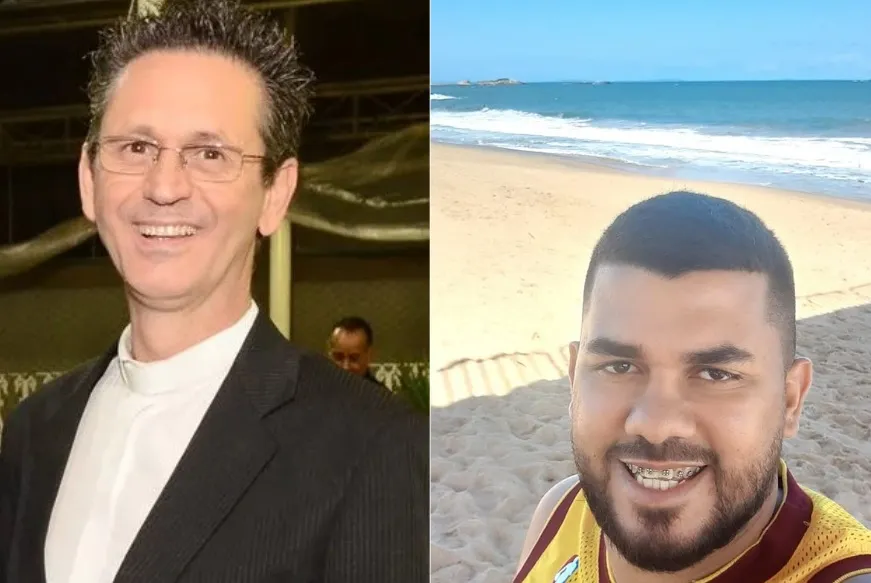 Pastor Luiz Carlos de Figueiredo Kamp e o diácono Saulo Farias, que morreram no local