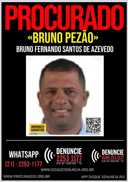 Bruno Pezão é procurado pelo Disque Denúncia