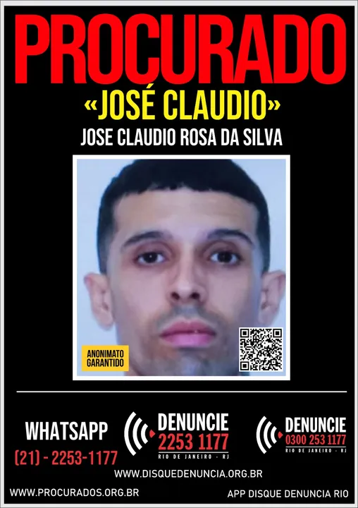 Disque denúncia pede ajuda da população para encontrar Claudio Rosa da Silva.
