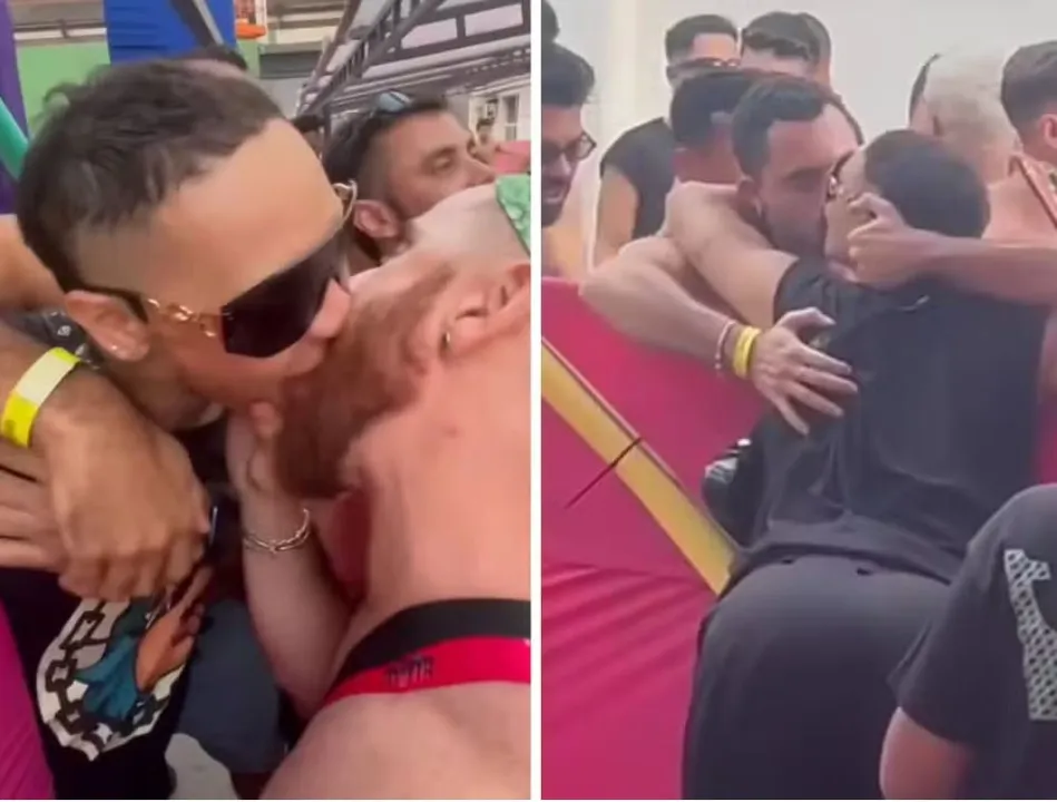 Pabllo Vittar beija muito em festa no Rio de Janeiro