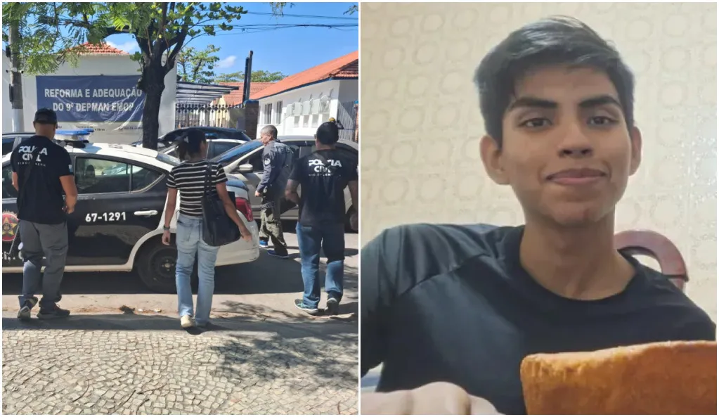 Buscas por imagens de câmeras de segurança estão sendo feitas para localizar o estudante João Cristhian