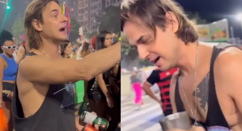 Daniel Erthal, ex-galã de Malhação, vende bebidas em show de Lady Gaga no Rio