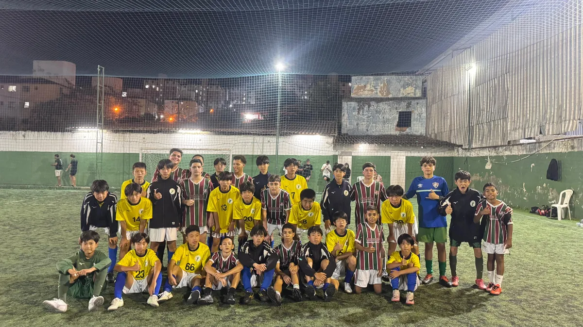 O confronto entre as equipes sub-15 foi uma grande experiência cultural e esportiva para os jovens atletas