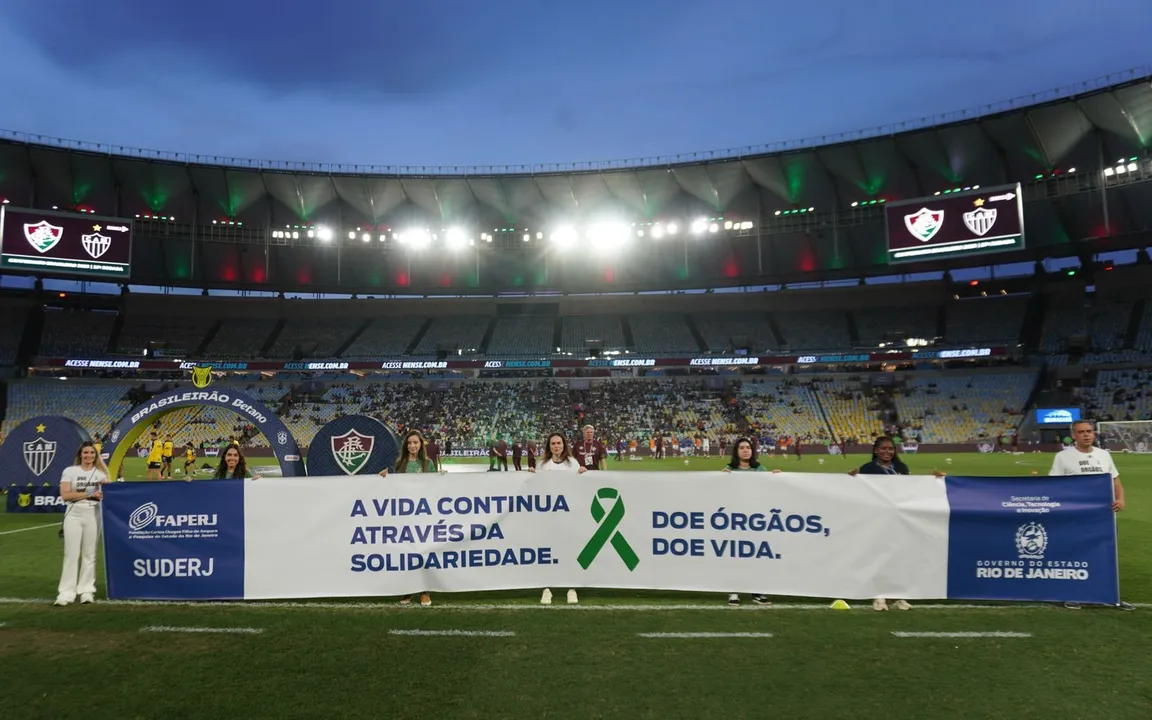 A ação teve como objetivo conscientizar o público sobre a importância da doação de órgãos