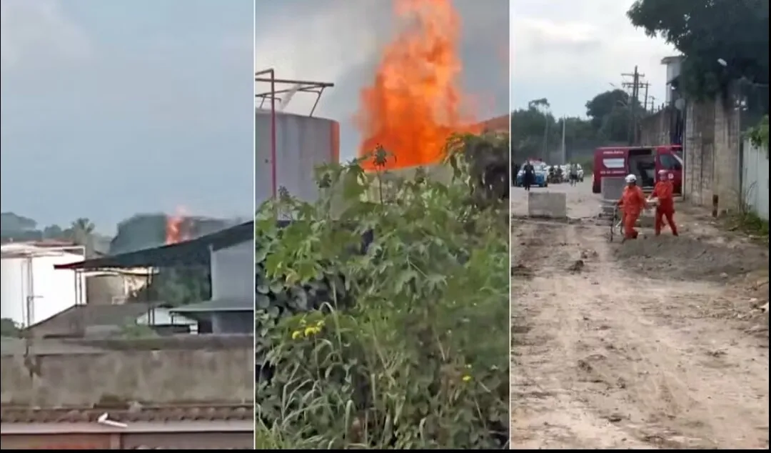 Explosão em fábrica de álcool em Caxias