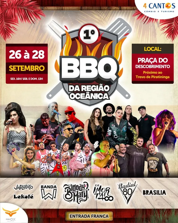 Programação reúne food trucks especializados em churrasco artesanal, petiscos e cerveja