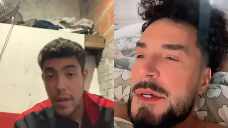 Guilherme Rocha, também conhecido como Namentti, relata dificuldades financeiras e emocionais e rebate acusações de dependência química feitas por Latino