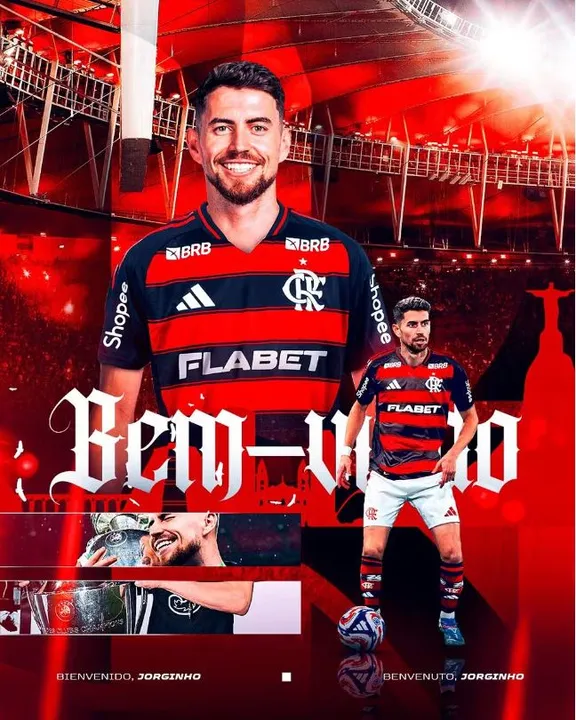 Flamengo anuncia Jorginho nas redes sociais
