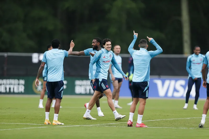 Flamengo se prepara para sua primeira partida na Copa de Clubes