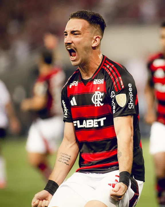 Leo Ortiz fez o gol que abriu a vitória do Flamengo
