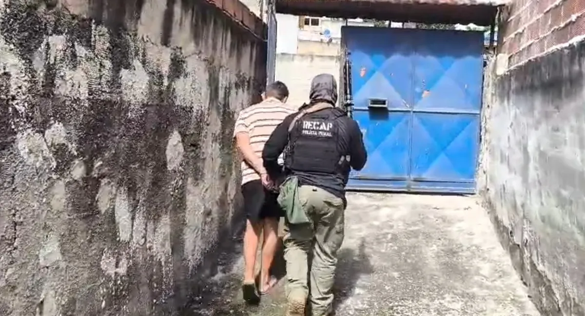 Suspeito foi encontrado e preso pela Polícia Penal nesta quarta-feira (14)
