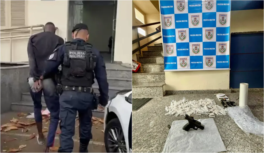 O criminoso estava foragido da justiça pelos crimes de homicídio e tráfico de drogas