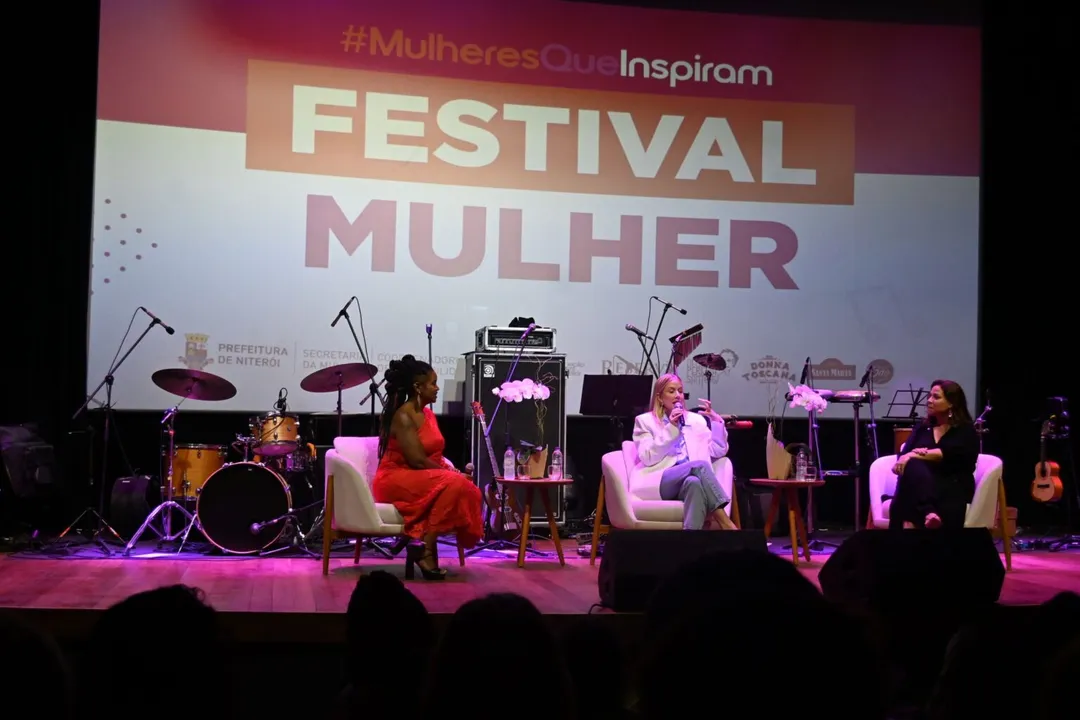 Gabriela Prioli abre Festival Mulher em Niterói com talk show no Reserva Cultural.