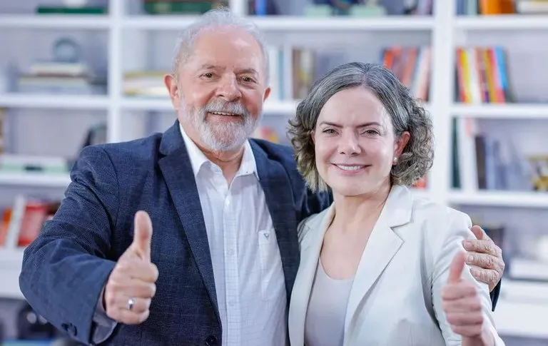 Lula e Gleisi Hoffmann