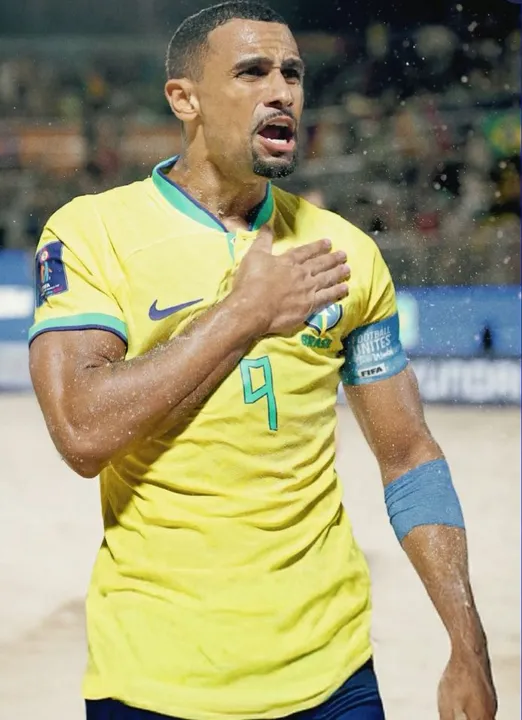 Rodrigo marcou o gol que deu o heptacampeonato mundial ao Brasil, contra Belarus, neste domingo (11)
