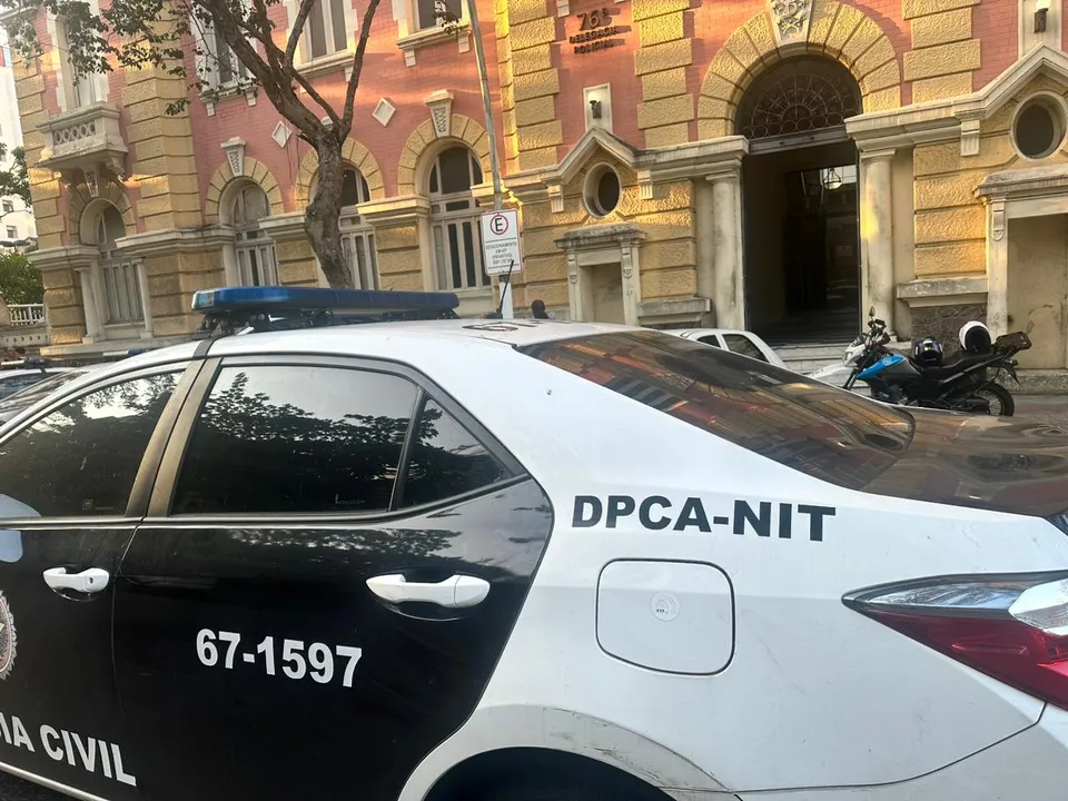 O suspeito foi levado à DPCA-Niterói para formalização de sua prisão