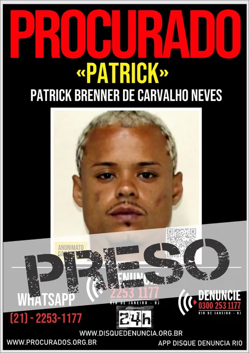 Patrick foi preso em flagrante