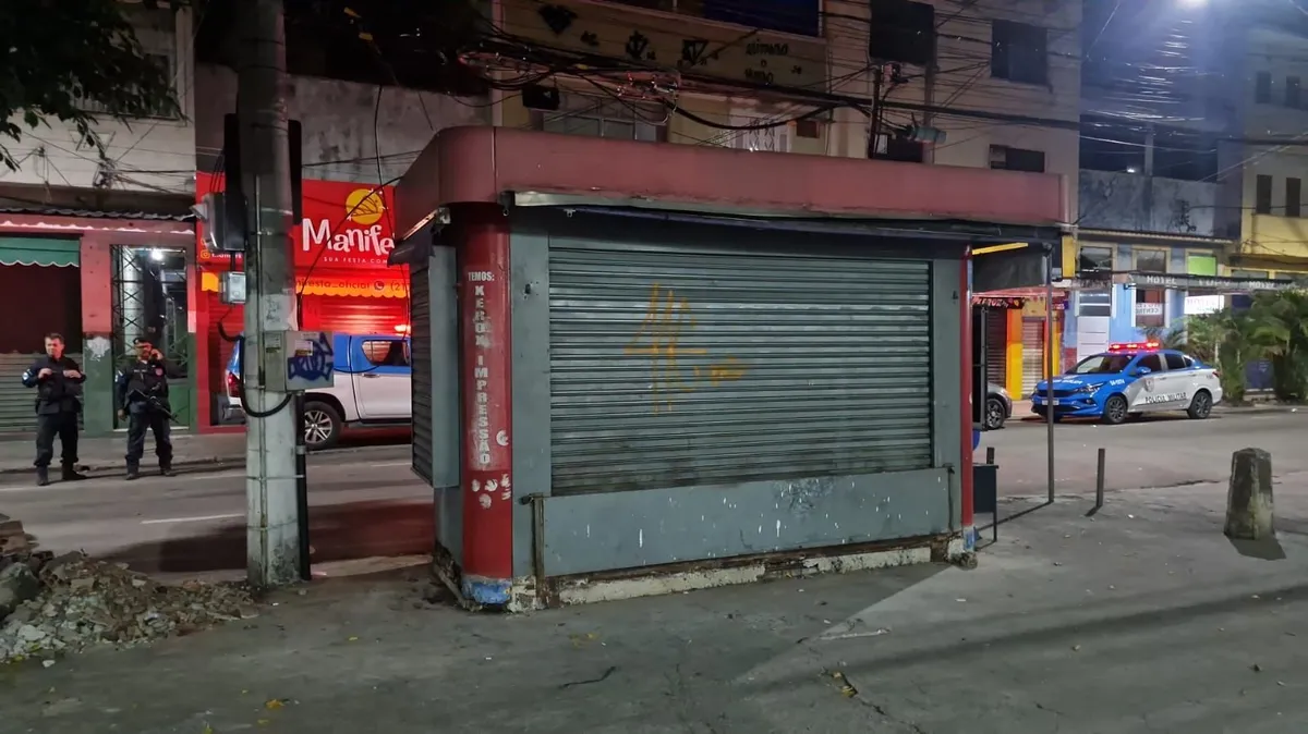 Banca de jornal localizada na Rua Visconde do Uruguai, no Centro de Niterói