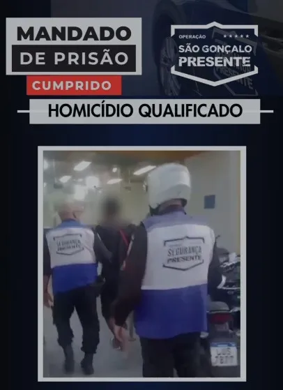 Policiais localizaram e prenderam homem foragido da Justiça