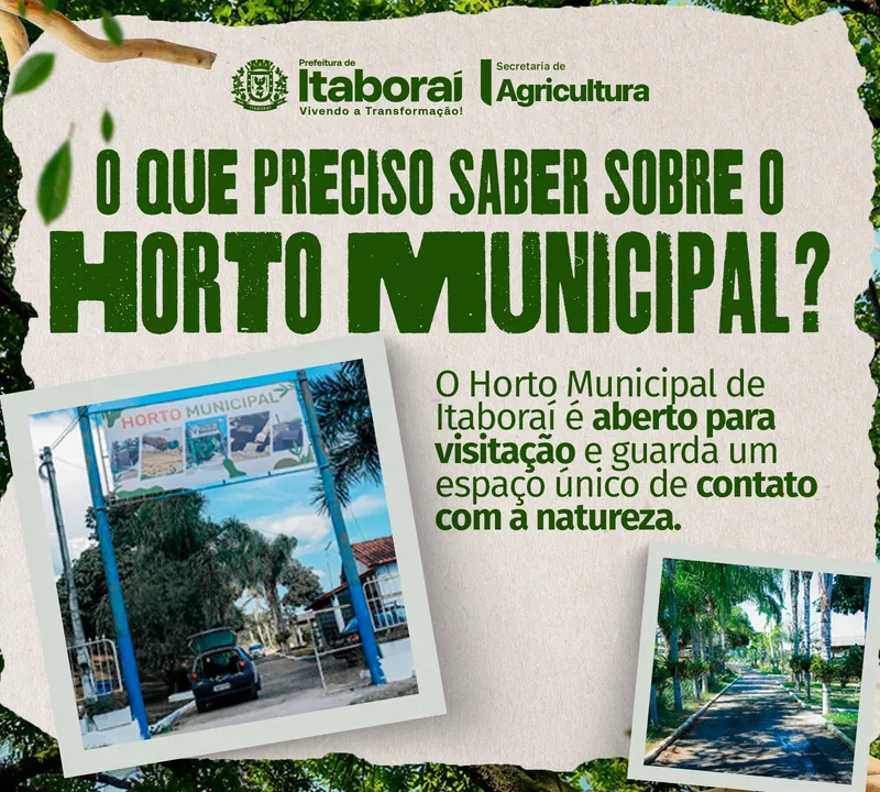 O Horto Municipal desempenha um papel fundamental na preservação ambiental