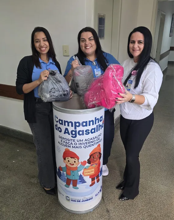 Os tonéis de arrecadação estão instalados em locais de visibilidade e fácil acesso dos funcionários e também dos pacientes, acompanhantes e familiares