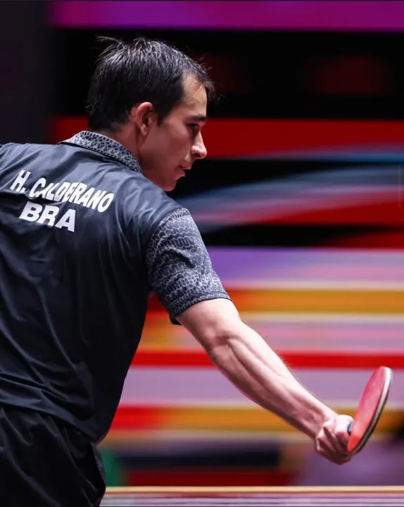 Hugo Calderano fica com a prata no Mundial de tênis de mesa