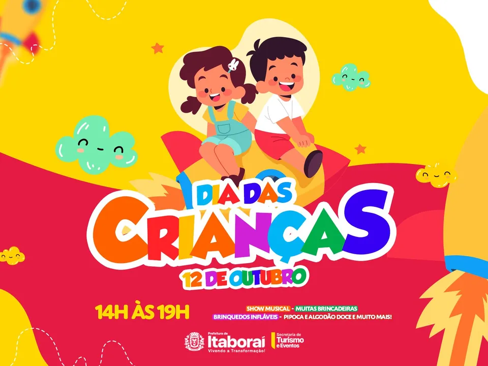 Itaboraí promove Festa das Crianças em praças do Centro, Manilha, Itambi e São José, neste sábado (12)