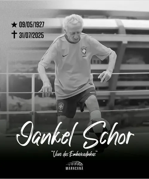 Jankel Schor, 'Vovô das embaixadinhas', morre no Rio de Janeiro