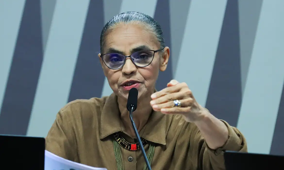 Marina Silva deixou a audiência após ser atacada pelo senador Plínio Valério (PSDB-AM)