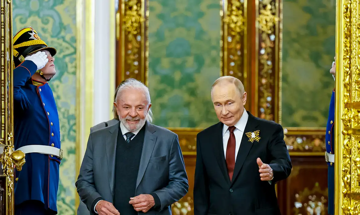 Lula e Putin conversaram por 40 minutos