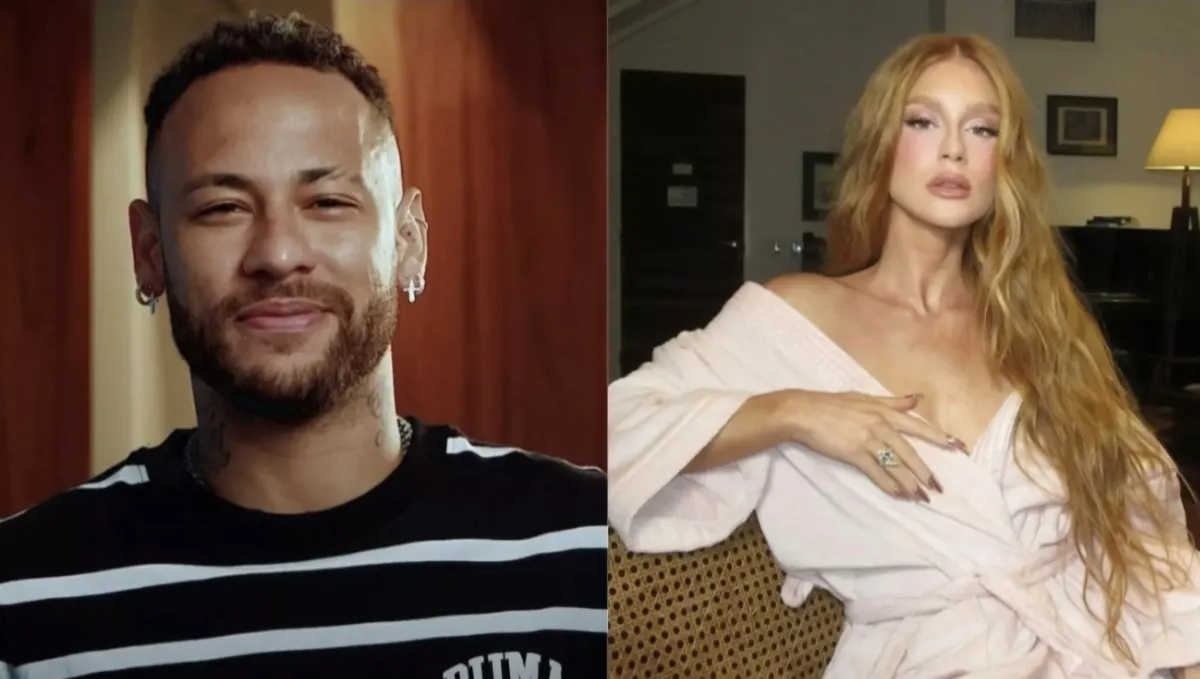 Neymar foi criticado por internautas ao comentar em foto de Marina Ruy Barbosa