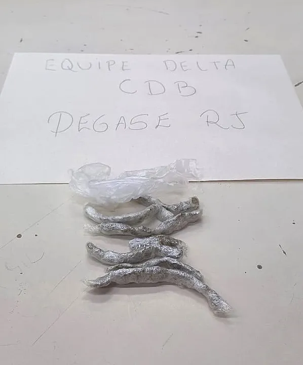 Drogas apreendidas na unidade do Degase