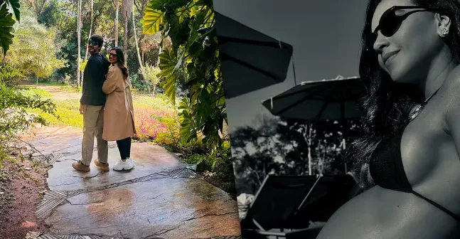 Mariana Rios exibe barriguinha de grávida em viagem com a família