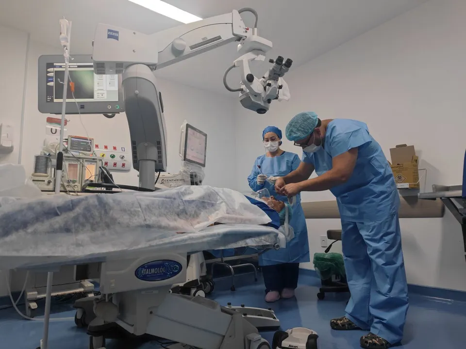 As cirurgias oftalmológicas na unidade hospitalar ocorrerão progressivamente durante os meses de novembro e dezembro