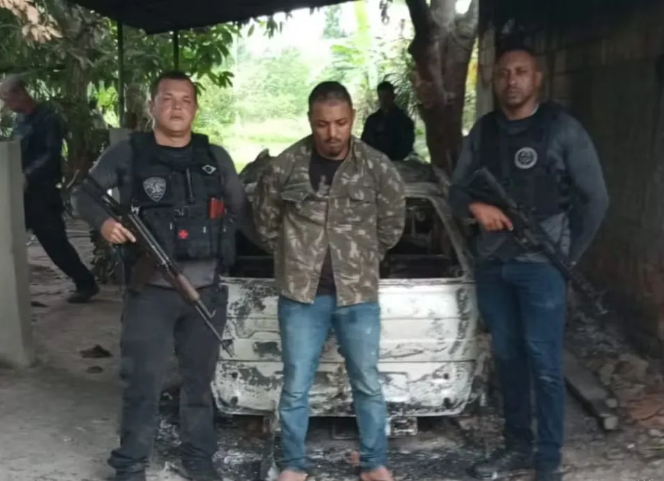 Rômulo da Rocha Brito, foi preso por agentes da Delegacia de Homicídios da Baixada Fluminense na área rural de Queimados