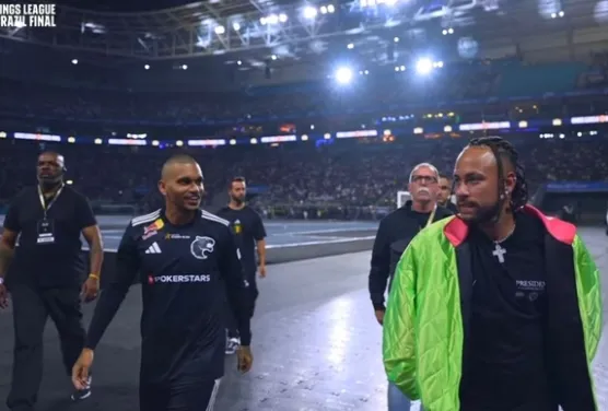 Neymar esteve presente na final da  Kings League Brasil