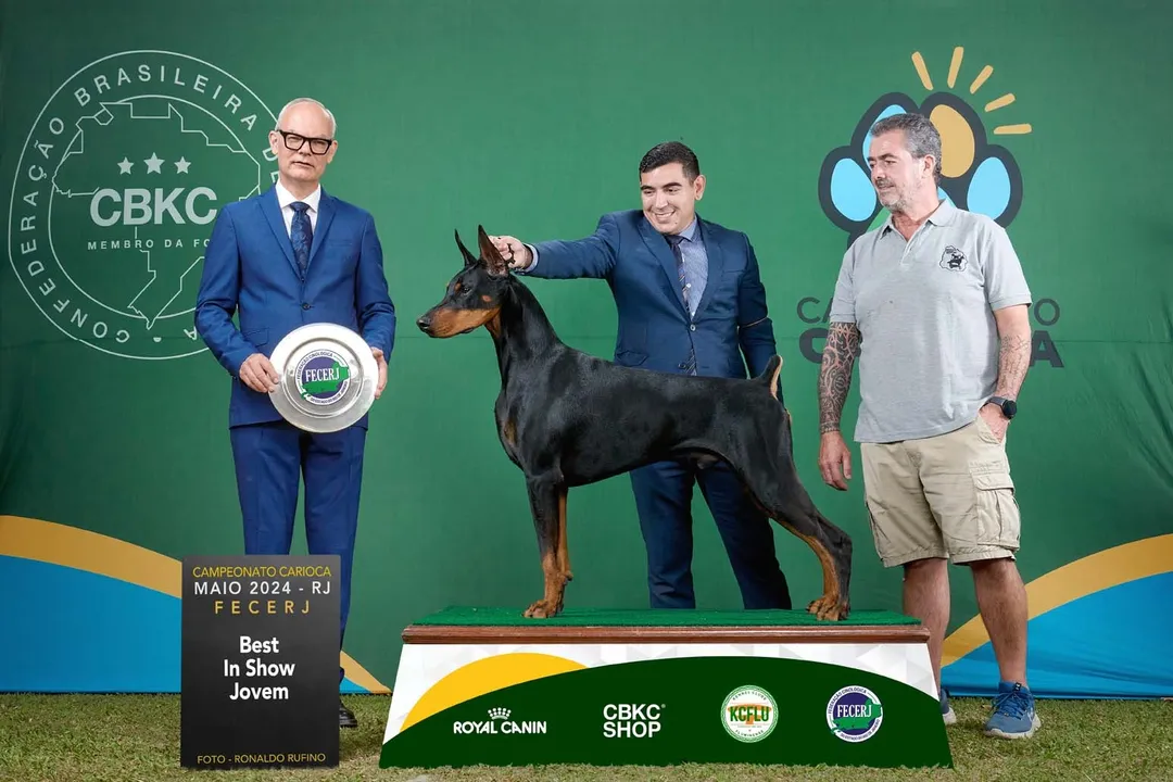 O evento, realizado pelo Kennel Clube Fluminense e pelo Brasil Kennel Clube