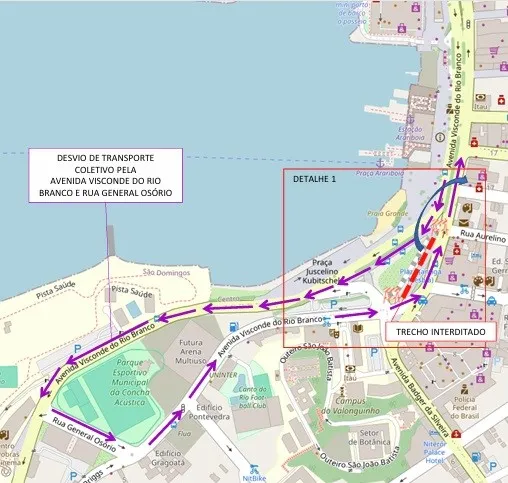 A mudança vai impactar 23 linhas de ônibus